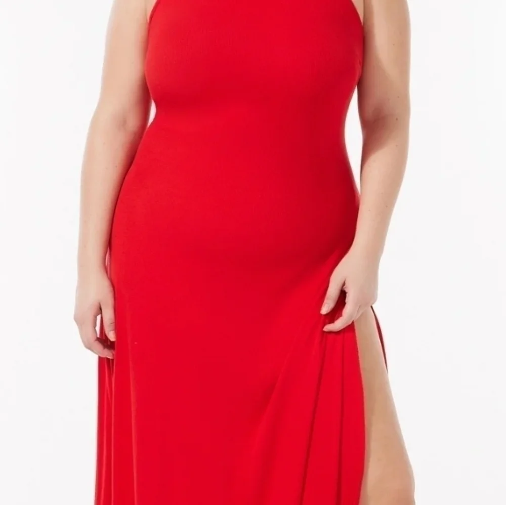 NWT Savage X Fenty Rib Maxi Halter dress - Picture 3 of 6